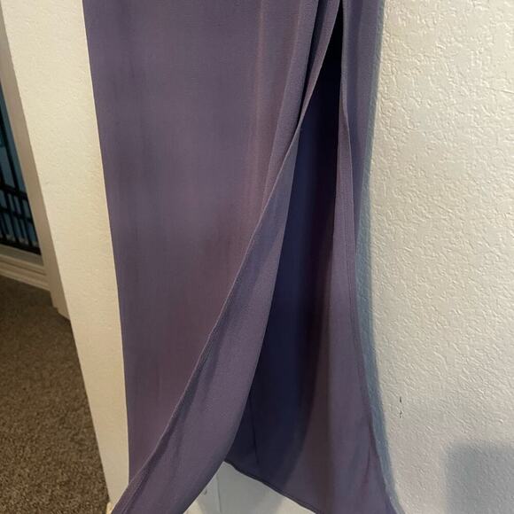 NWT Reformation Banff Backless Maxi Dress Purple Orchid 8 - Picture 5 of 10